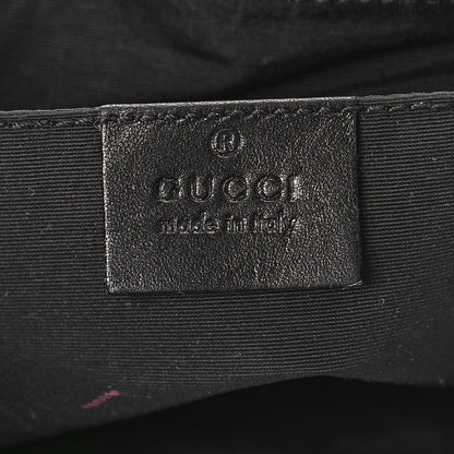 Gucci Denim Monogram Pochette Black 5 of 8