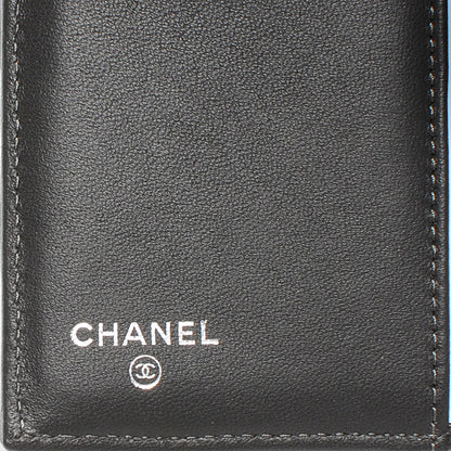 Chanel Lambskin Quilted Large Flap Wallet Dark Grey 8 of 8