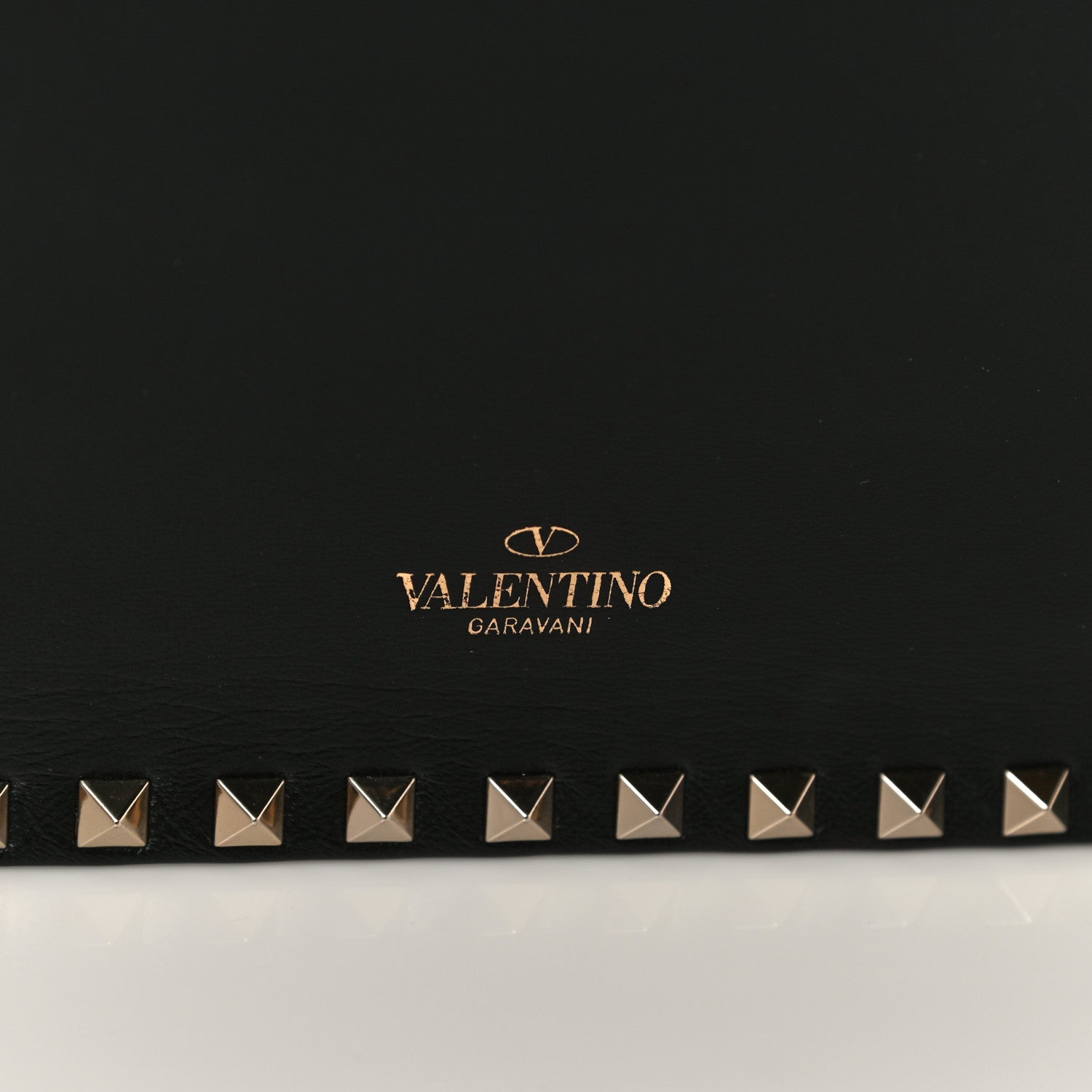 Valentino Garavani Nappa Rockstud Wristlet Clutch Black 8 of 19