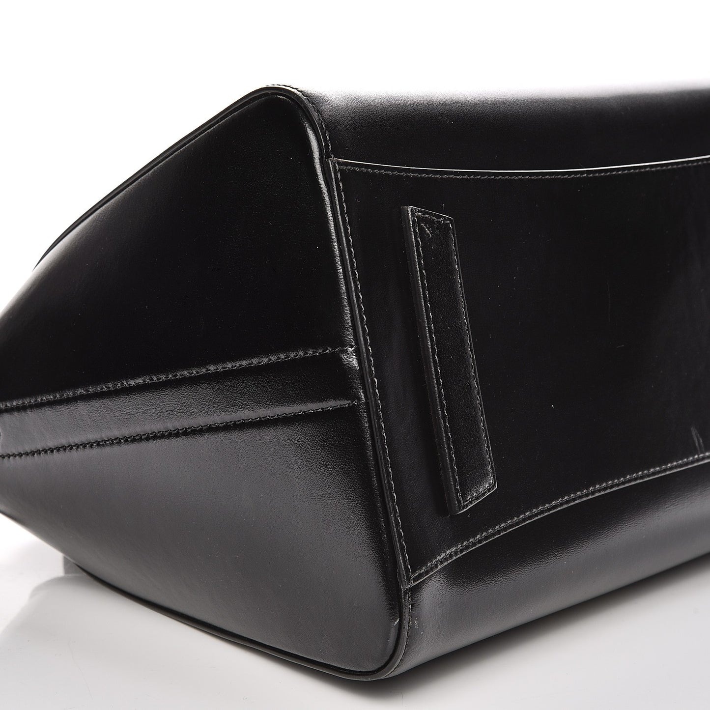 Shiny Lord Calfskin Medium Antigona Black