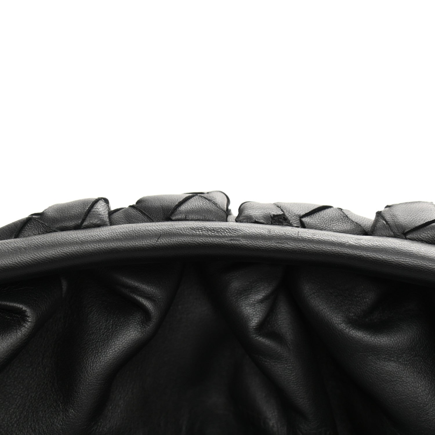 Bottega Veneta Nappa Maxi Intrecciato The Pouch Oversized Clutch Black 12 of 12