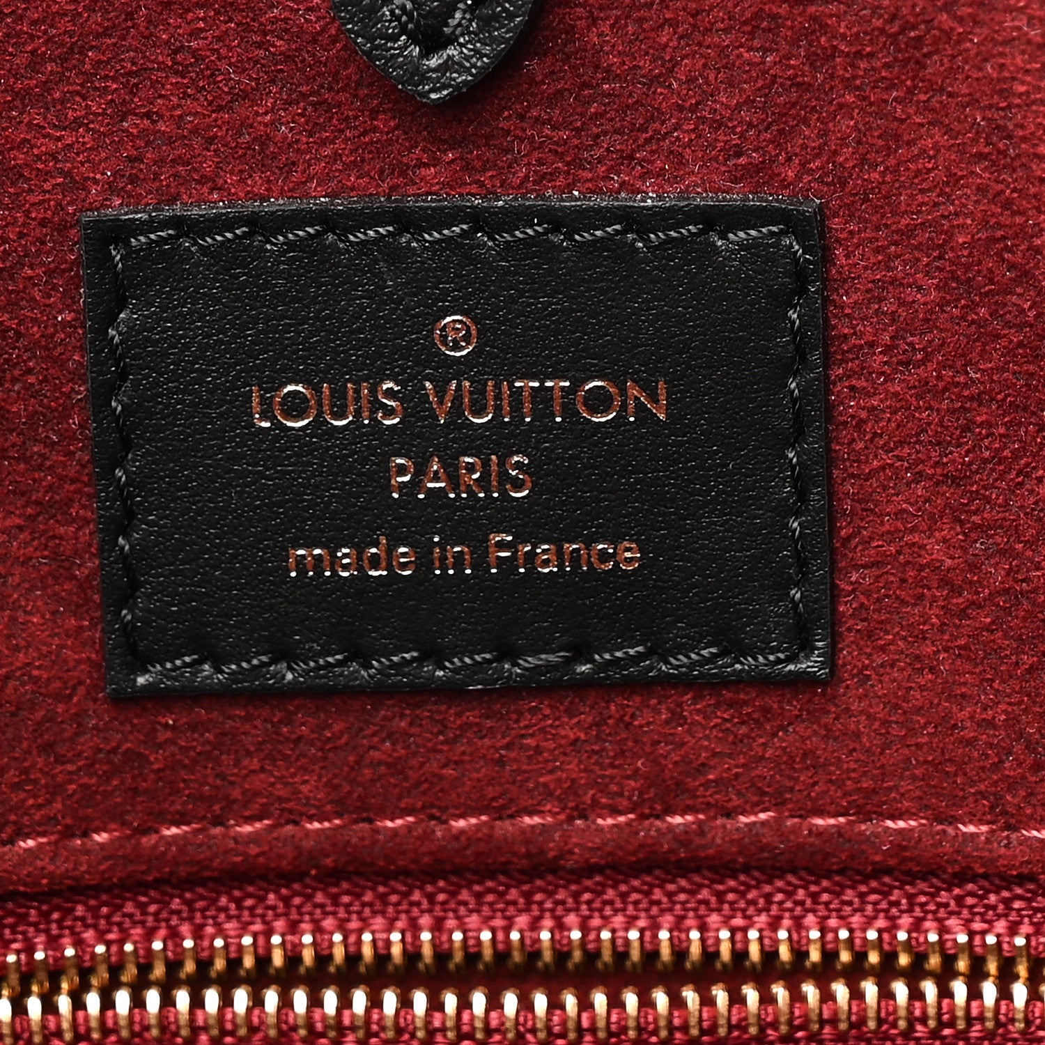 Louis Vuitton Empreinte Monogram Giant Onthego MM Black Beige 6 of 10