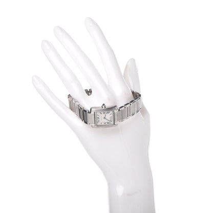 Cartier Stainless Steel 20mm Tank Francaise Quartz Watch 2 of 7