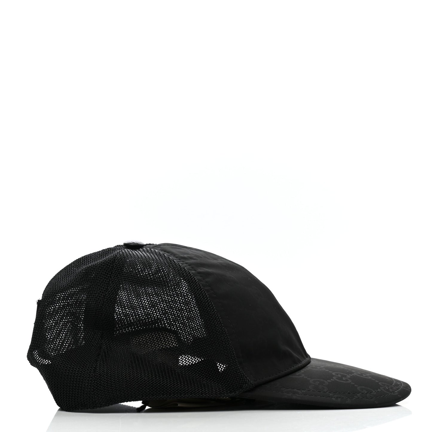 Nylon Monogram Baseball Hat S Black