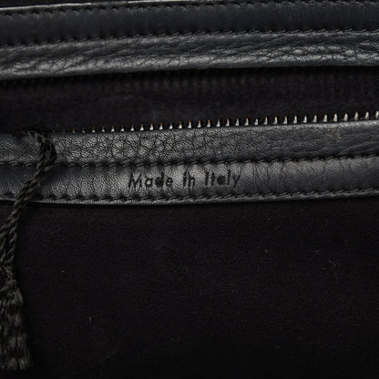 Celine Supple Calfskin Medium Phantom Luggage Black 5 of 9
