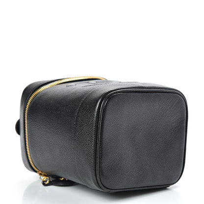 Chanel Caviar Cosmetic Vanity Bag Black 4 of 16