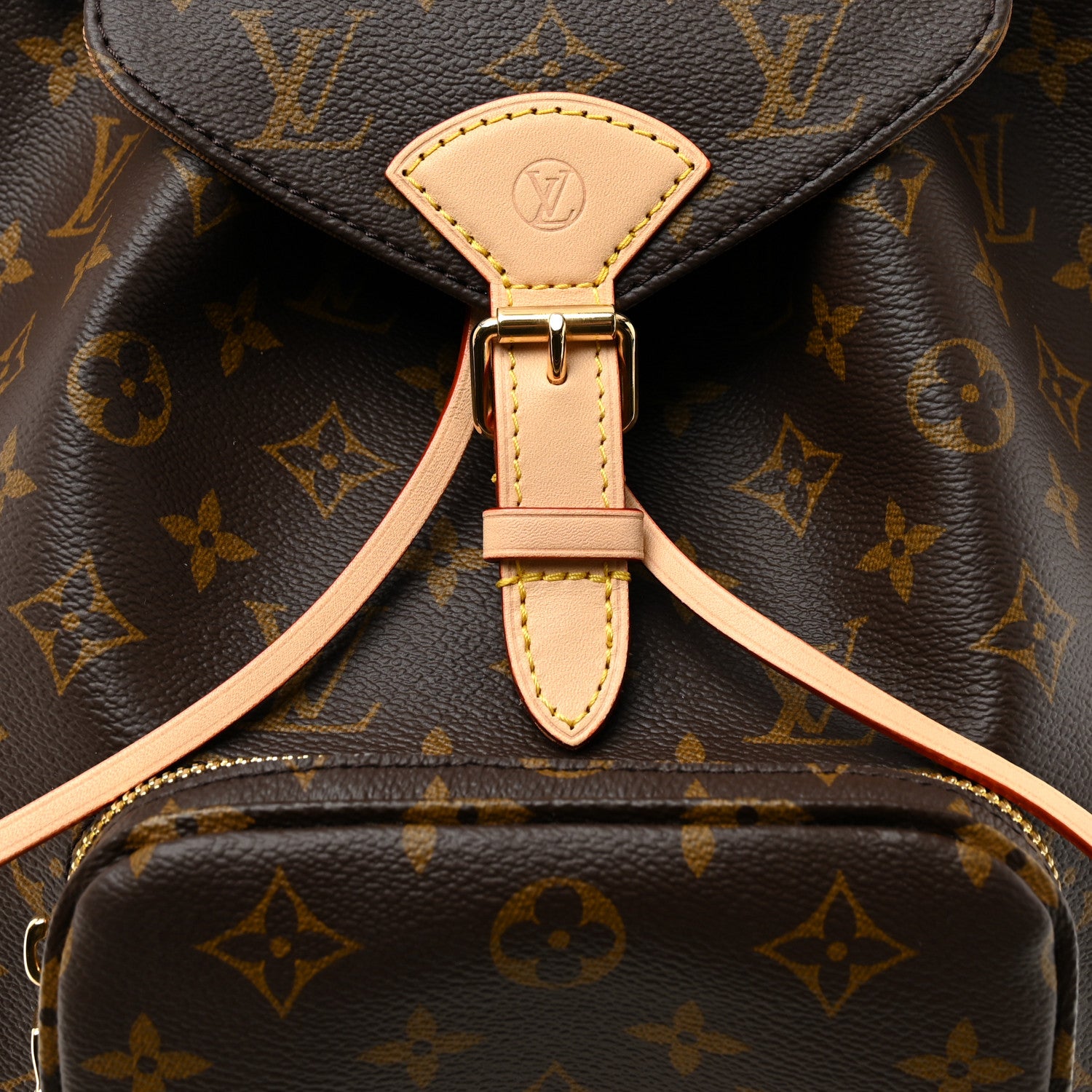 louis vuitton backpack montsouris mm monogram canvas Bag with cowhide Vuitton Montsouris Backpack Small Backpack