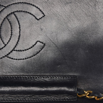 Chanel Lambskin Quilted Medium Single Flap Black 8 of 14
