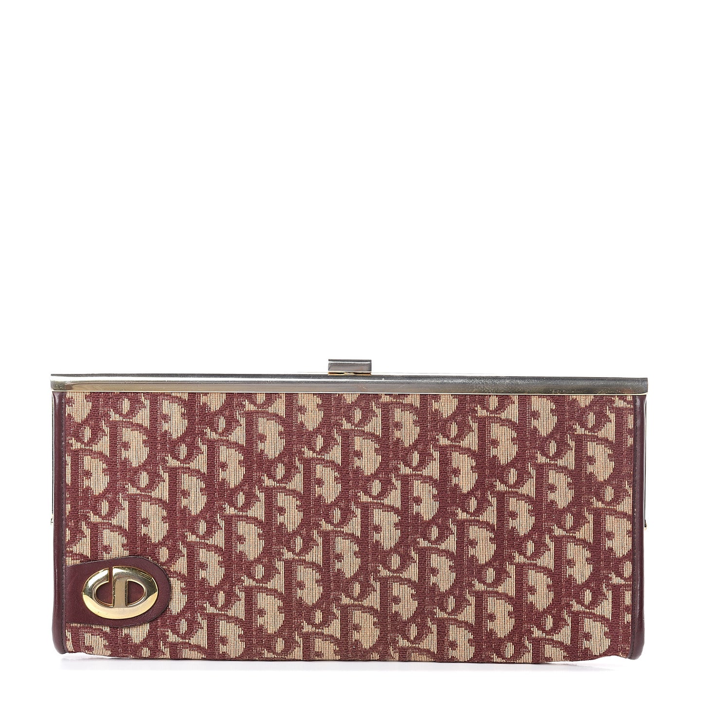 Monogram Clutch Burgundy