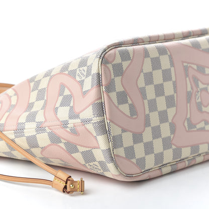 Louis Vuitton Damier Azur Tahitienne Neverfull MM 6 of 10