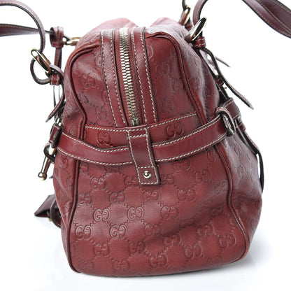 Gucci Guccissima 85th Anniversary Large Boston Rusty Red 16 of 20