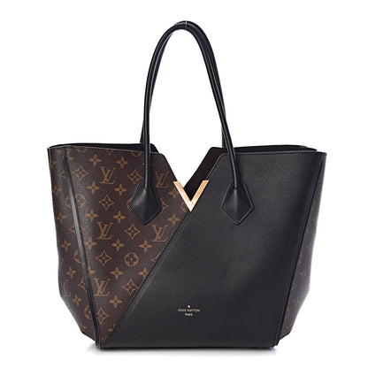 Louis Vuitton Calfskin Monogram Kimono Tote Black 1 of 9