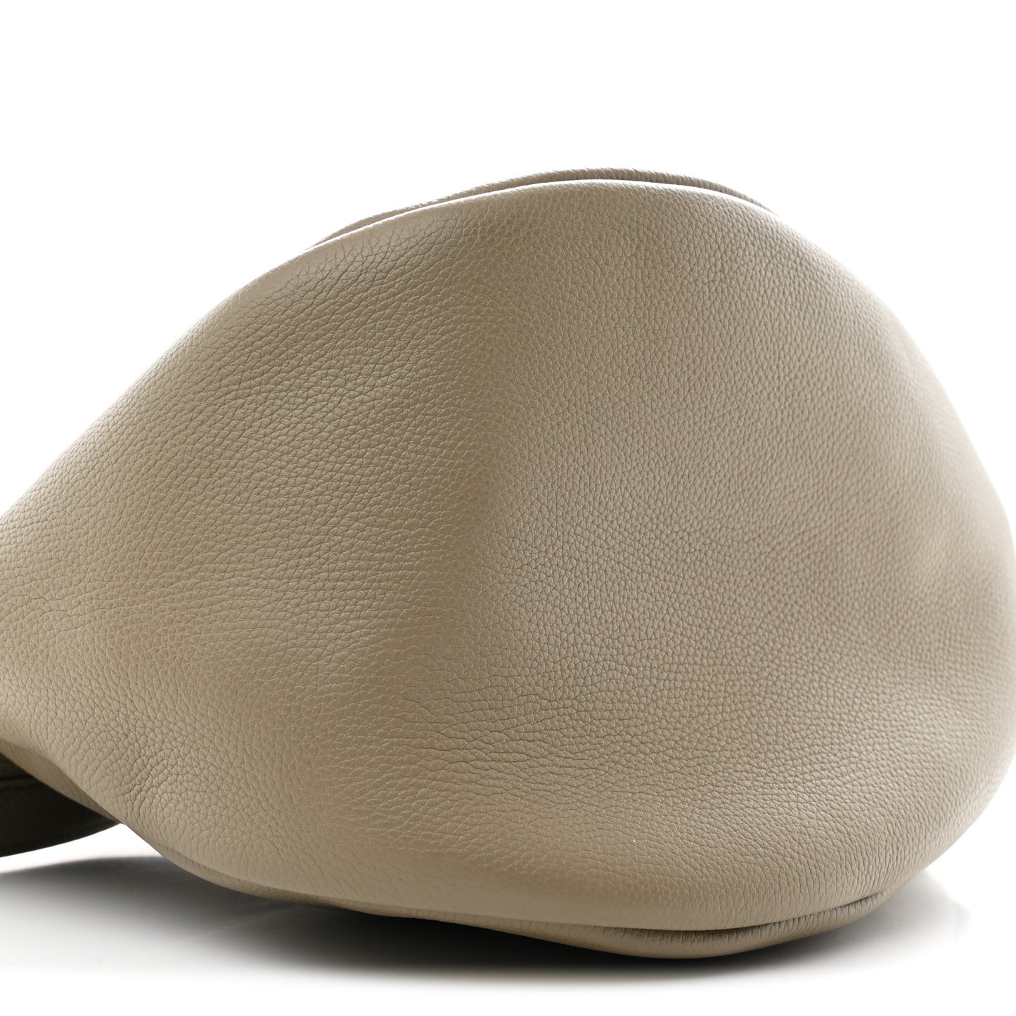Grained Calfskin Large Slouchy Banana Bag Elephant