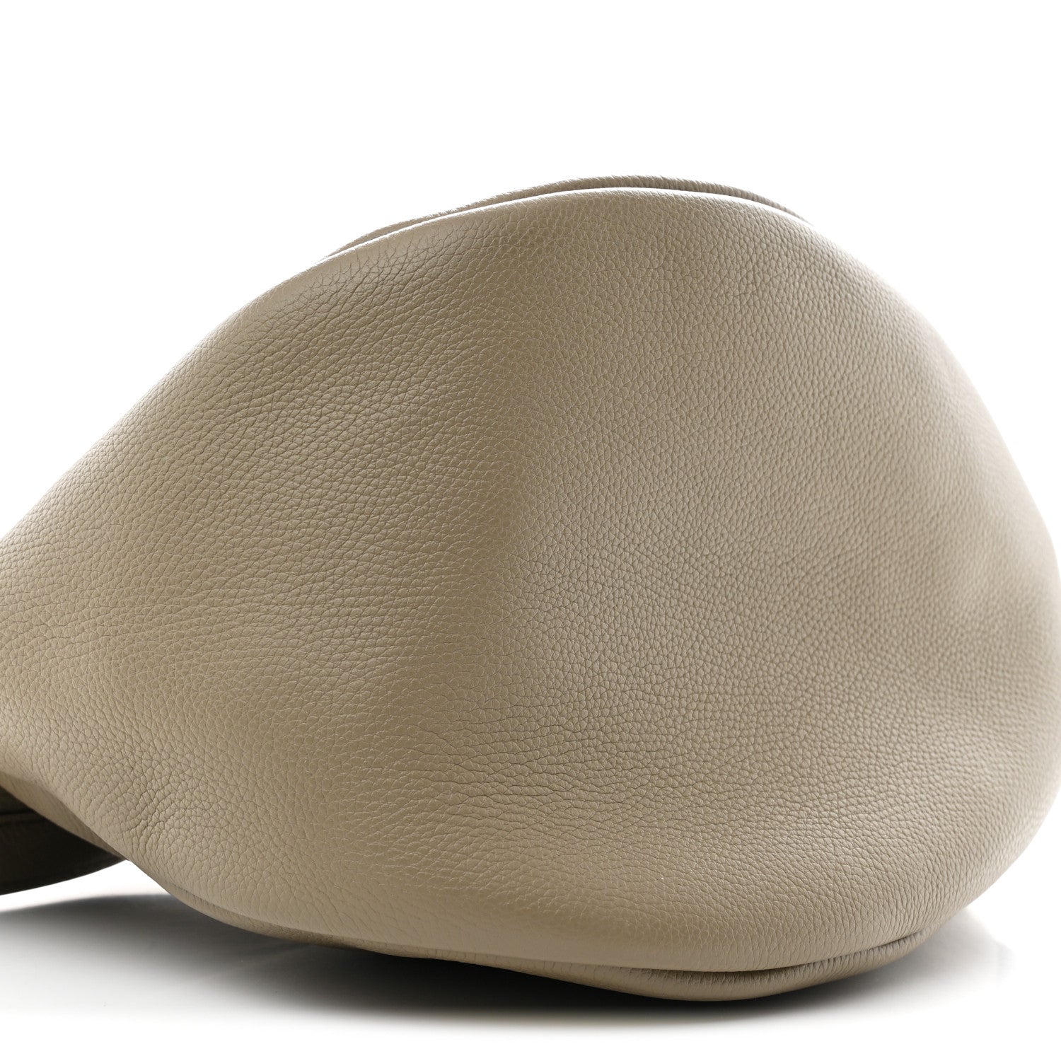 The Row Grained Calfskin Large Slouchy Banana Bag Elephant 9 of 10