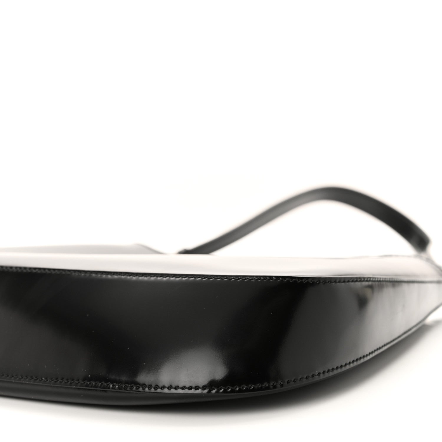 Prada Spazzolato Cleo Shoulder Bag Black 9 of 9