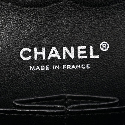Chanel Distressed Patent Quilted Medium Double Flap Black 6 of 10
