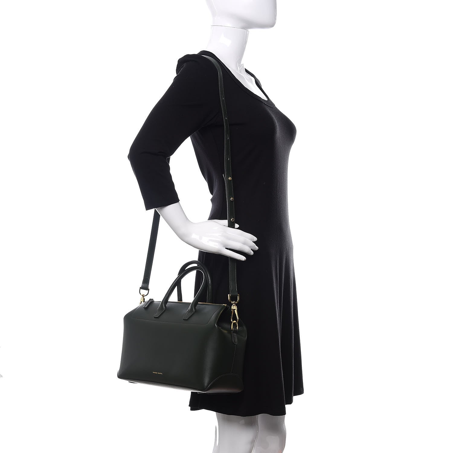 Mansur Gavriel Calfskin Mini Travel Crossbody Bag Moss 2 of 10