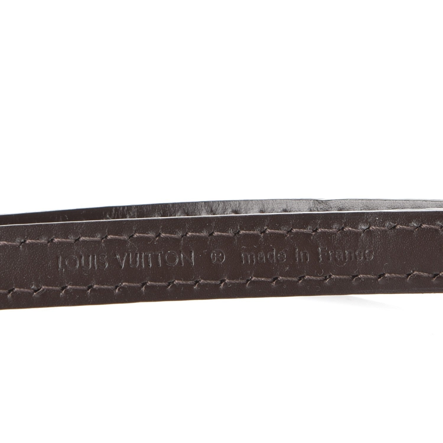 Louis Vuitton Calfskin 12mm Adjustable Shoulder Strap Brown 5 of 5