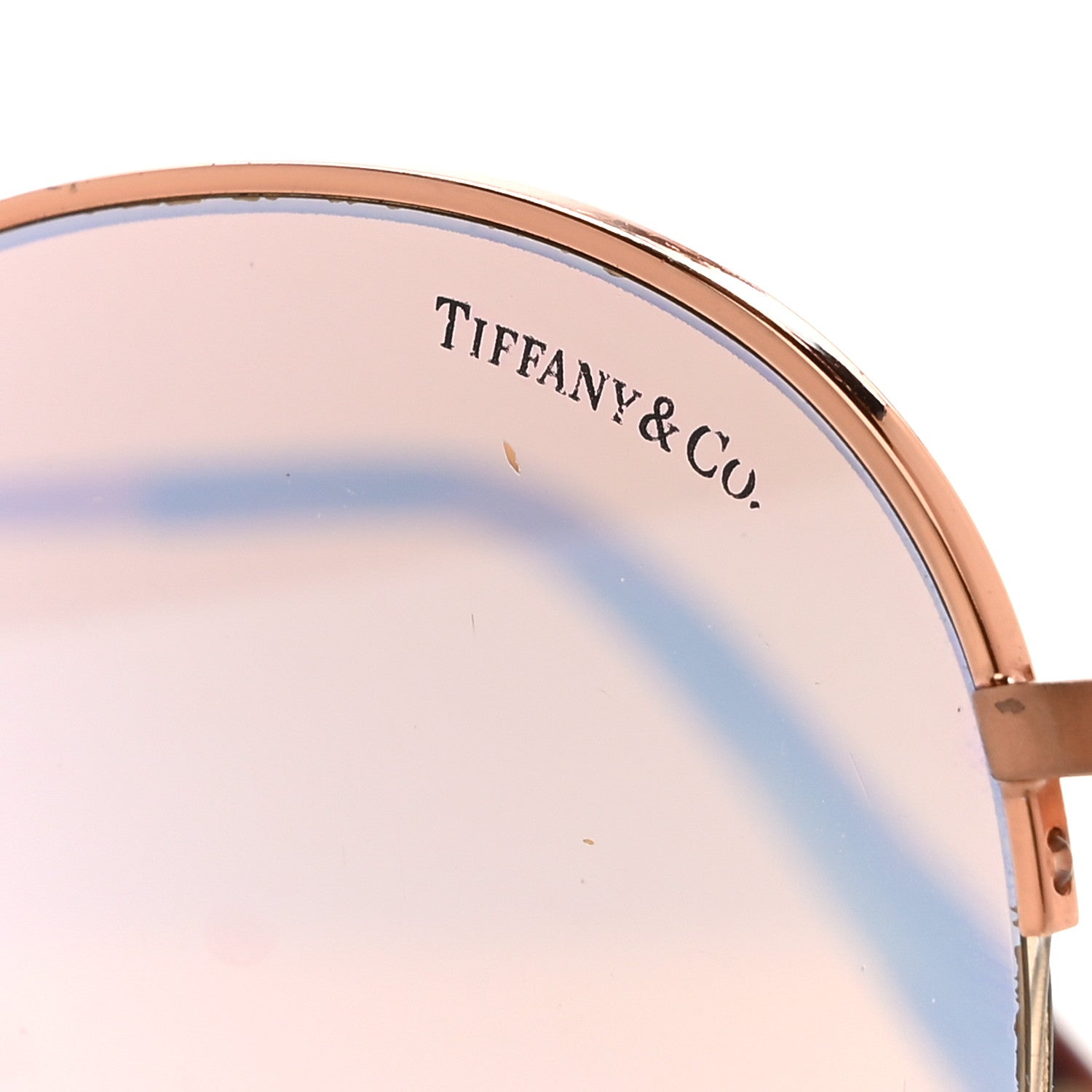 Tiffany Metal TF3053 Round Sunglasses Rose Gold 7 of 10