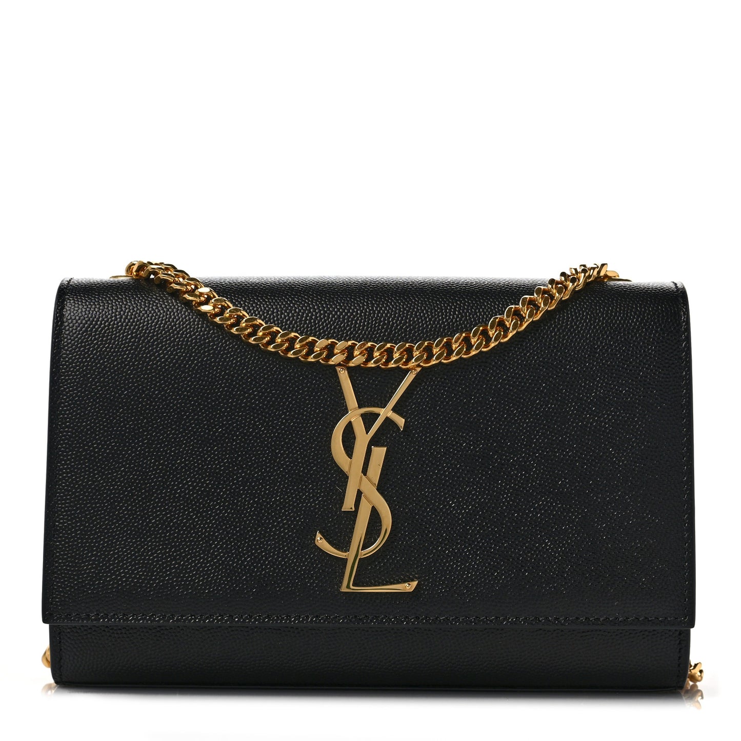 Grain De Poudre Small Monogram Kate Satchel Black