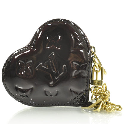 Louis Vuitton Vernis Coeur Heart Coin Purse Amarante 1 of 8