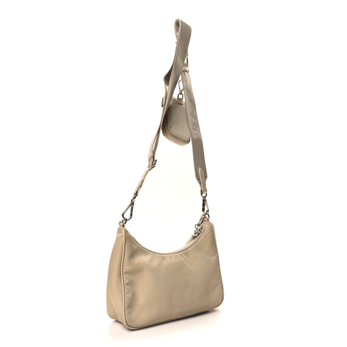 Nylon Saffiano Re-Edition 2005 Shoulder Bag Deserto