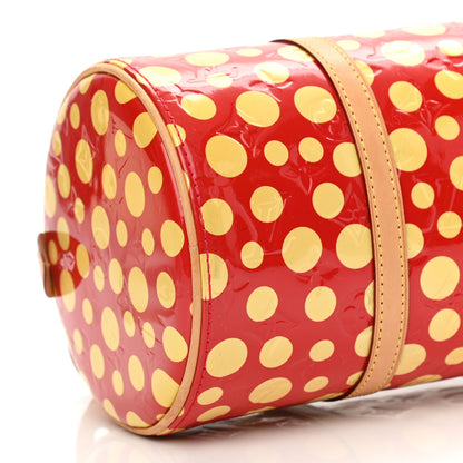 Louis Vuitton Vernis Kusama Infinity Dots Papillon 30 Red 8 of 13