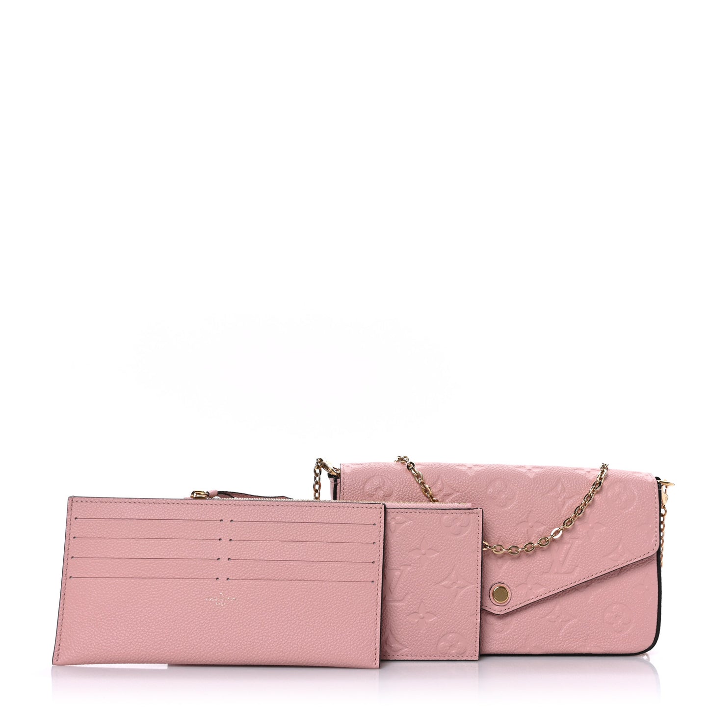 Empreinte Pochette Felicie Chain Wallet Rose Poudre