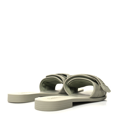 Christian Dior Rubber Macrocannage Dio(r)evolution Slide Sandals 36 Desert Shade 4 of 9