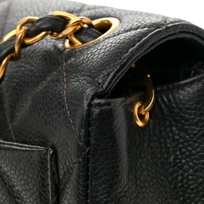 Chanel Caviar Quilted Medium Single Flap Black 13 of 20