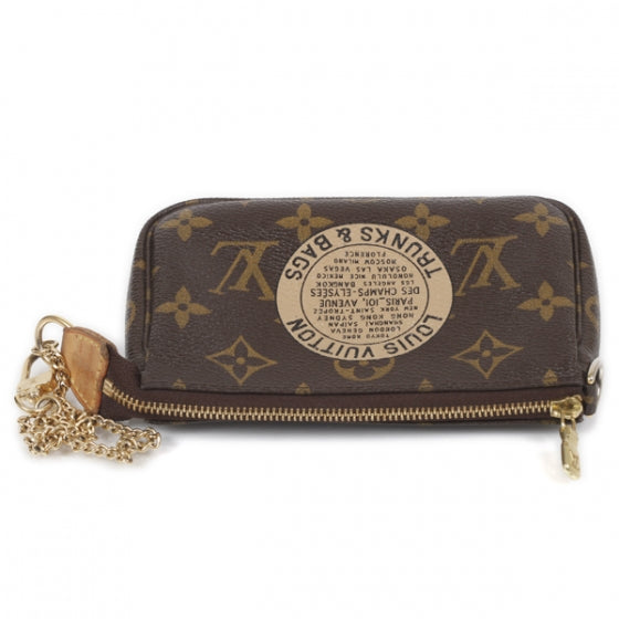 Louis Vuitton Monogram Complice Trunks and Bags Mini Pochette Accessories Beige 4 of 11