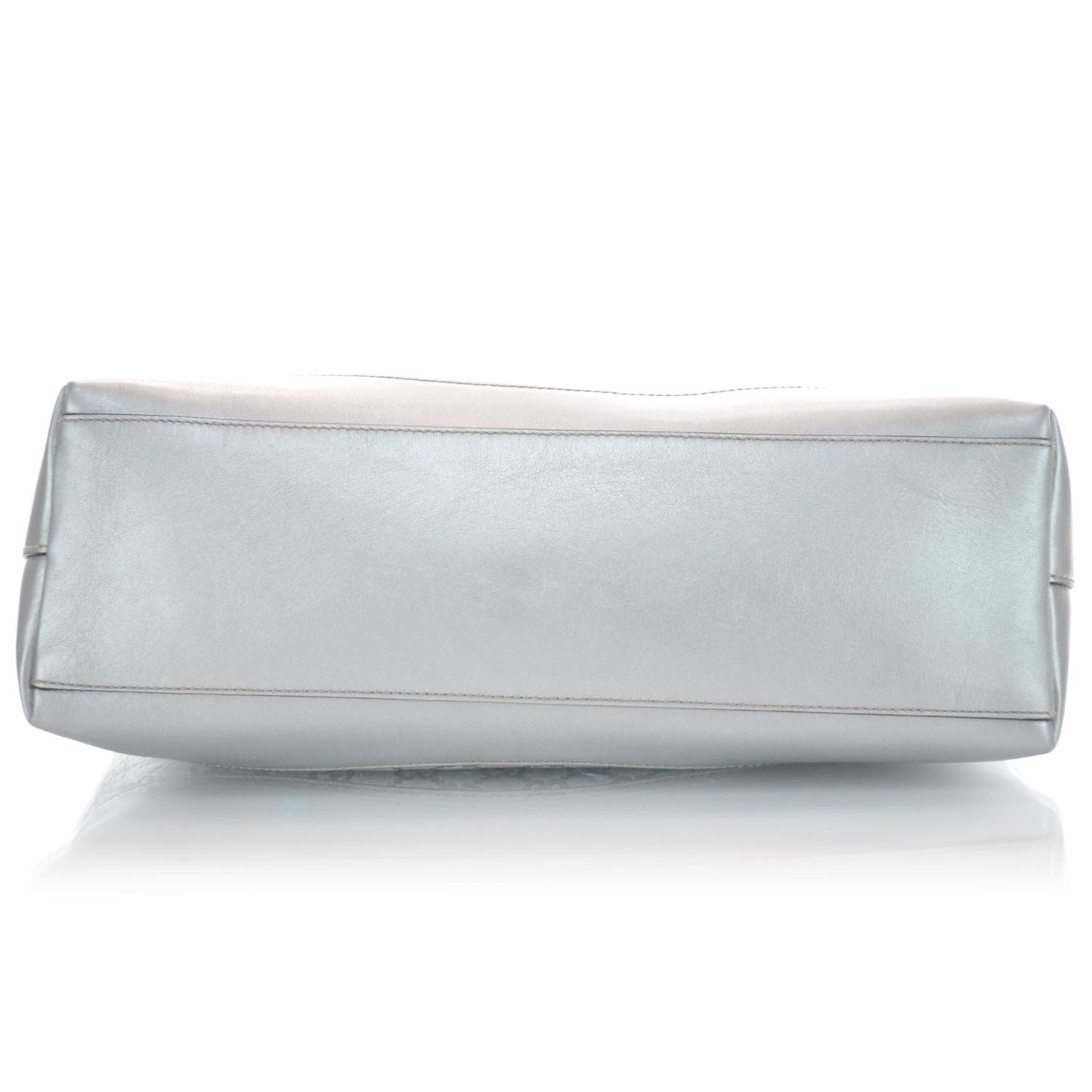 Guccissima Large Tote Silver