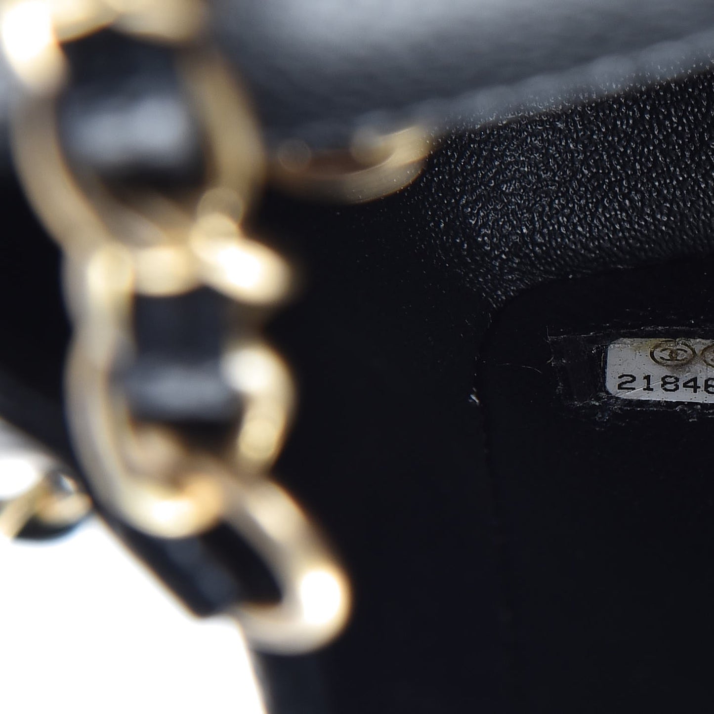 Caviar Quilted Mini Rectangular Flap Black