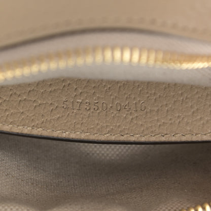 Gucci GG Supreme Monogram Textured Calfskin Web Mini Ophidia Shoulder Bag Beige Mystic White Oatmeal 7 of 11