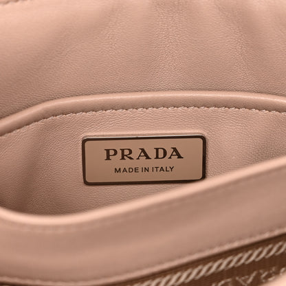 Prada Nappa Triangle Stitched Small Spectrum Bag Cipria 6 of 8