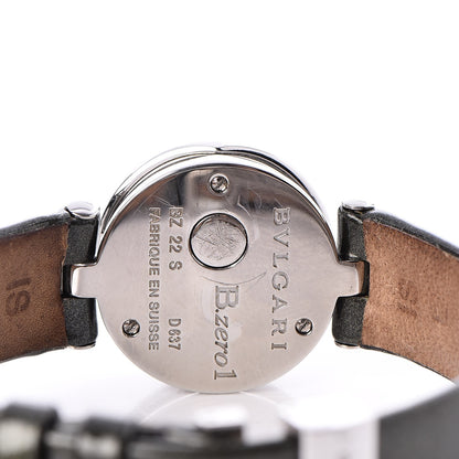 Bulgari Stainless Steel Calfskin 22mm B.Zero1 Quartz Watch Black 14 of 19