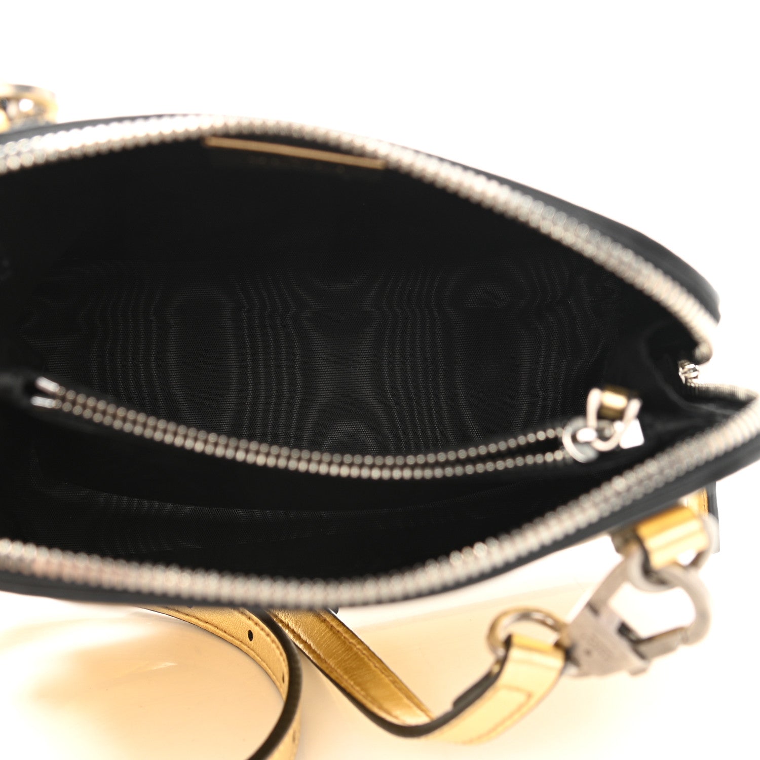 Gucci X SEGA Calfskin GUCCY Stars Mini Dome Shoulder Bag Gold 5 of 12