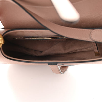 Christian Dior Grained Calfskin Saddle Bag Pink 5 of 9