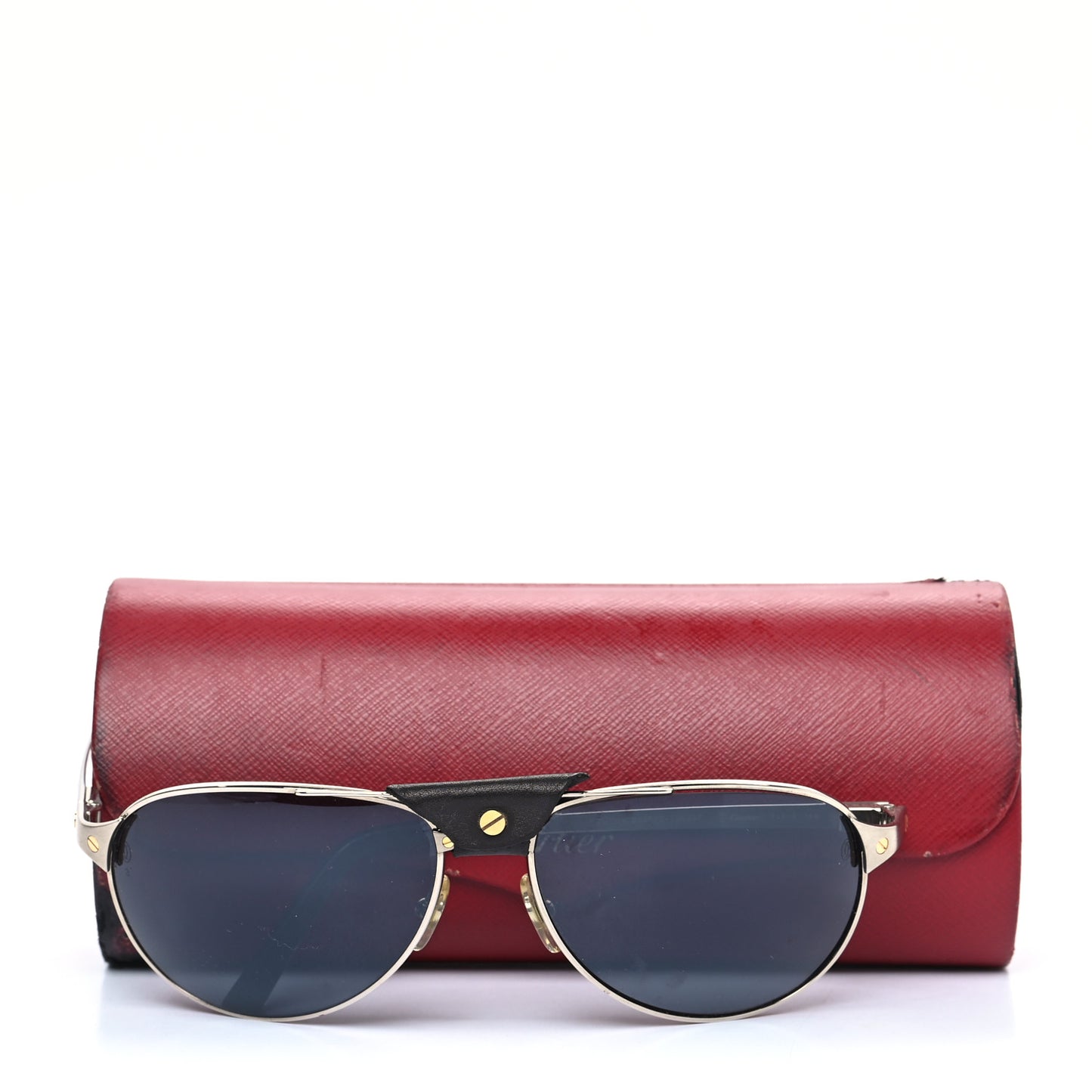 Santos Dumont Aviator Sunglasses Silver