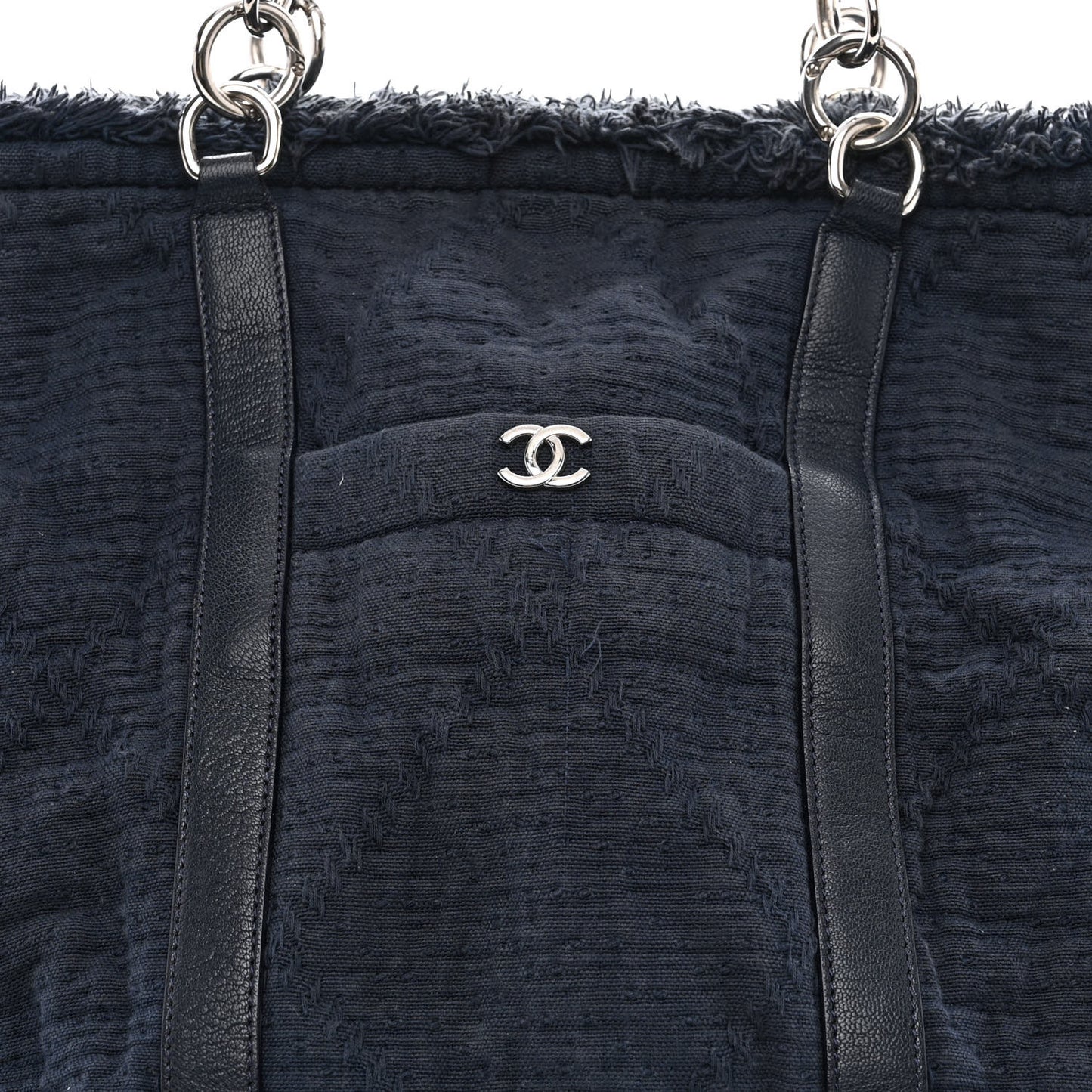 Canvas Medium Double Face Tote Navy