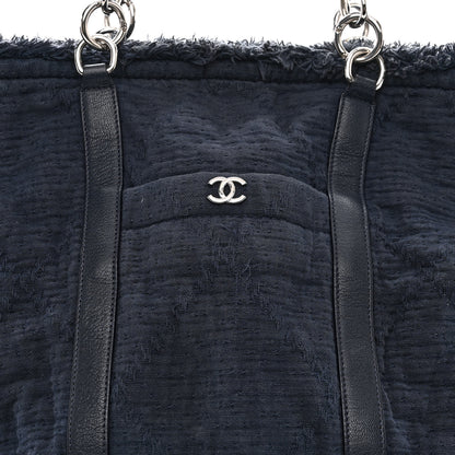 Chanel Canvas Medium Double Face Tote Navy 15 of 18