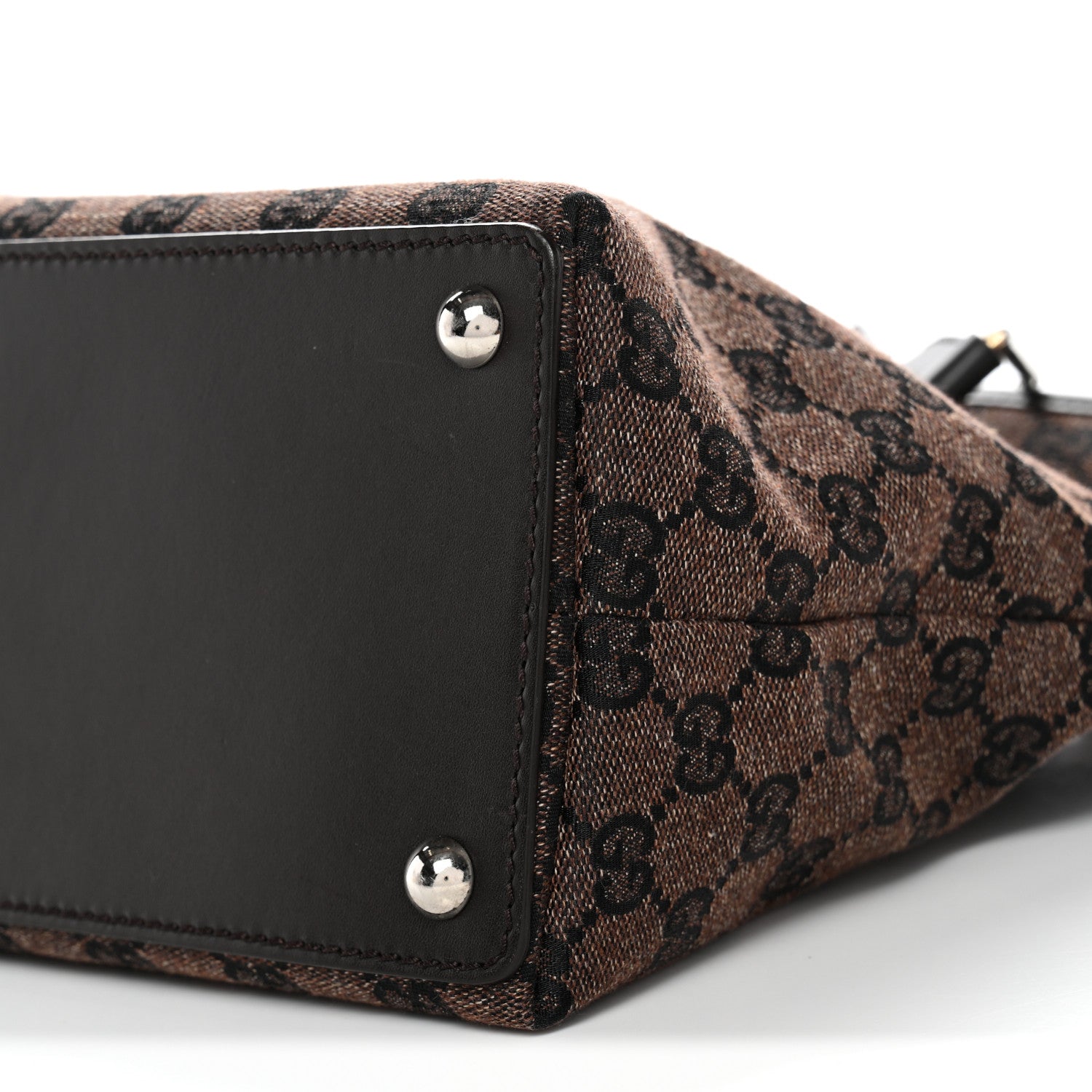 Gucci Monogram Eclipse Tote Dark Brown 10 of 12