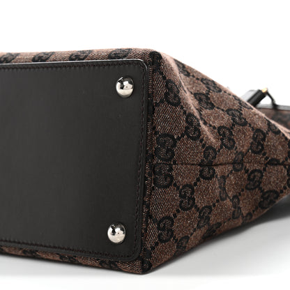 Gucci Monogram Eclipse Tote Dark Brown 10 of 12