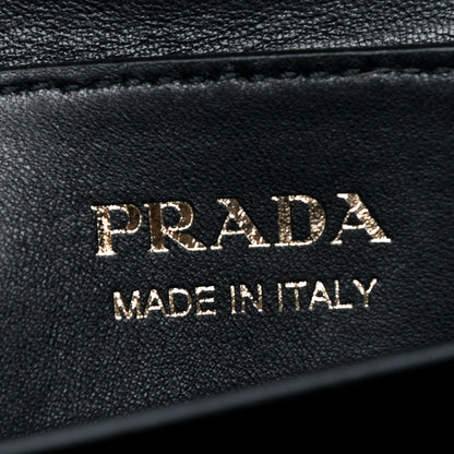 Prada Saffiano Cuir Medium Double Bag Cammeo Black 7 of 10