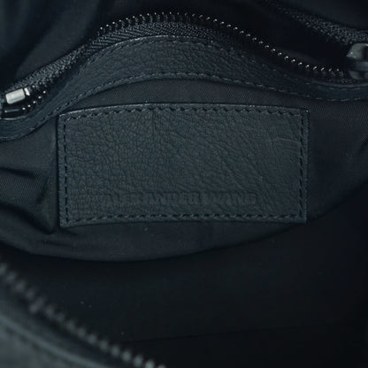 Alexander Wang Pebbled Lambskin Rockie Black Iridescent Hardware 6 of 8