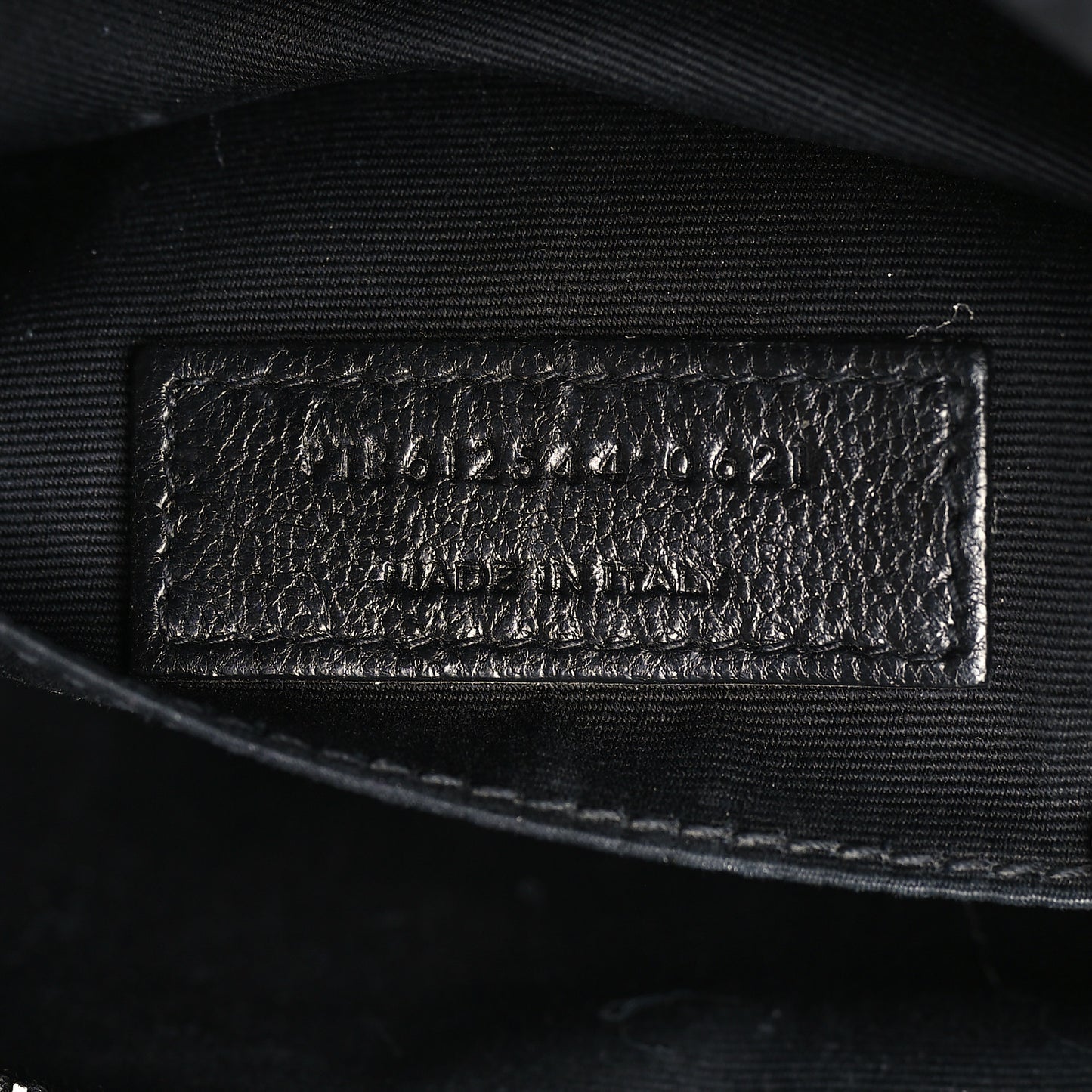 Calfskin Matelasse Monogram Monochrome Lou Camera Bag Black