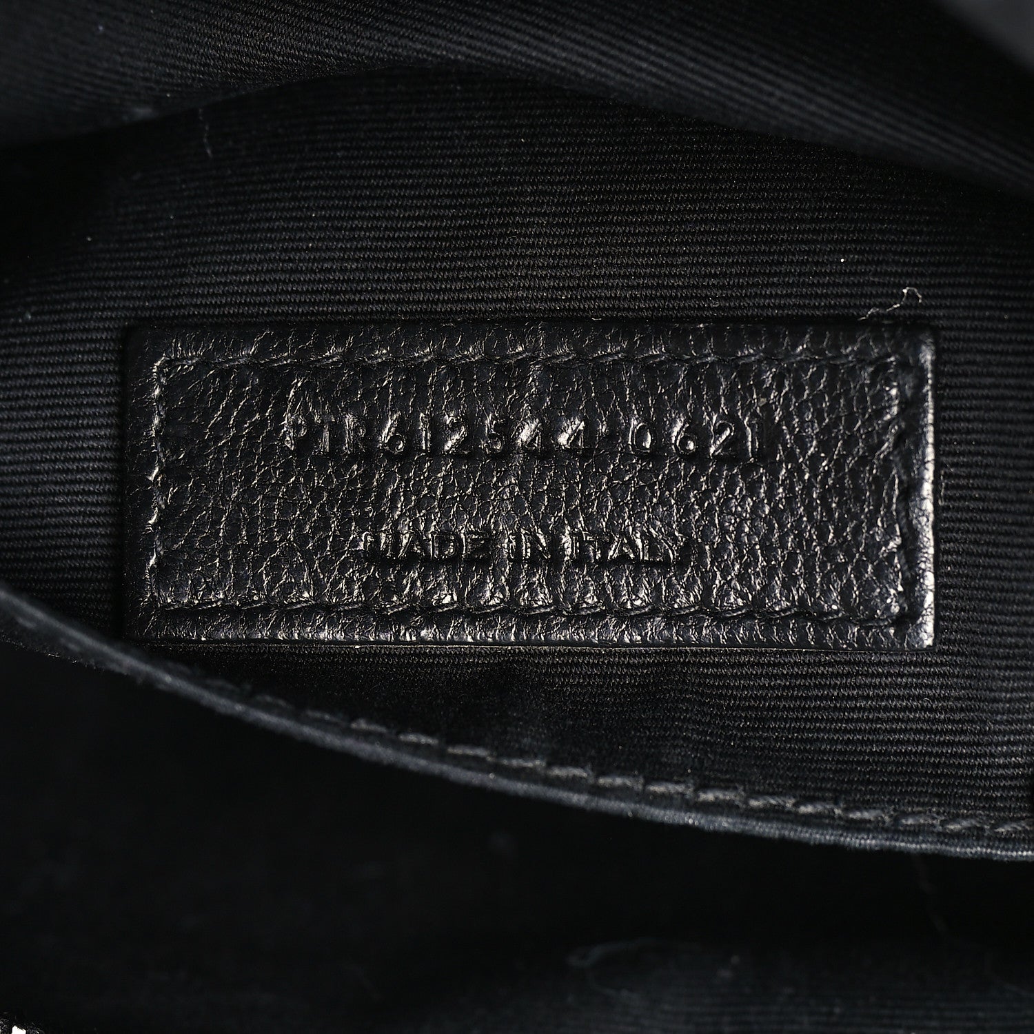 Saint Laurent Calfskin Matelasse Monogram Monochrome Lou Camera Bag Black 7 of 9