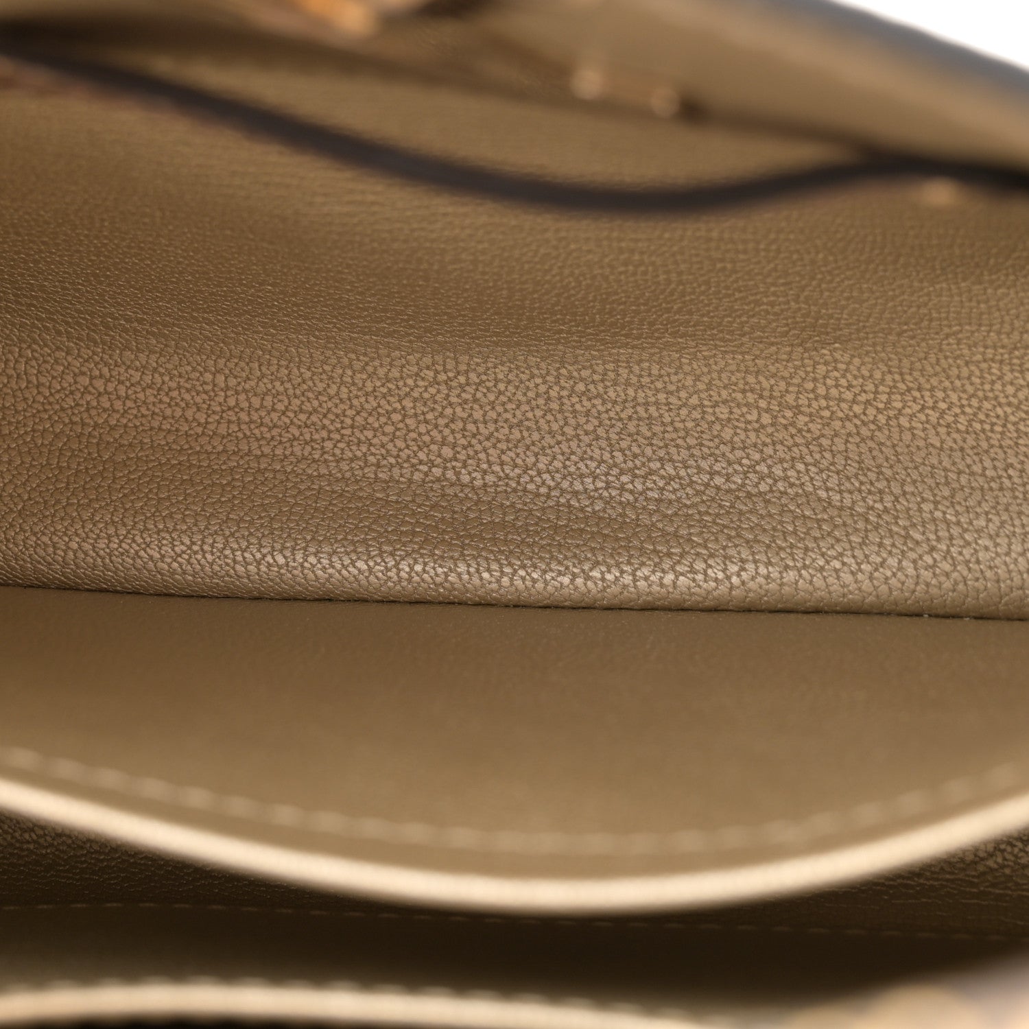 Louis Vuitton Metallic Lizard Capucines Mini Gold 5 of 9