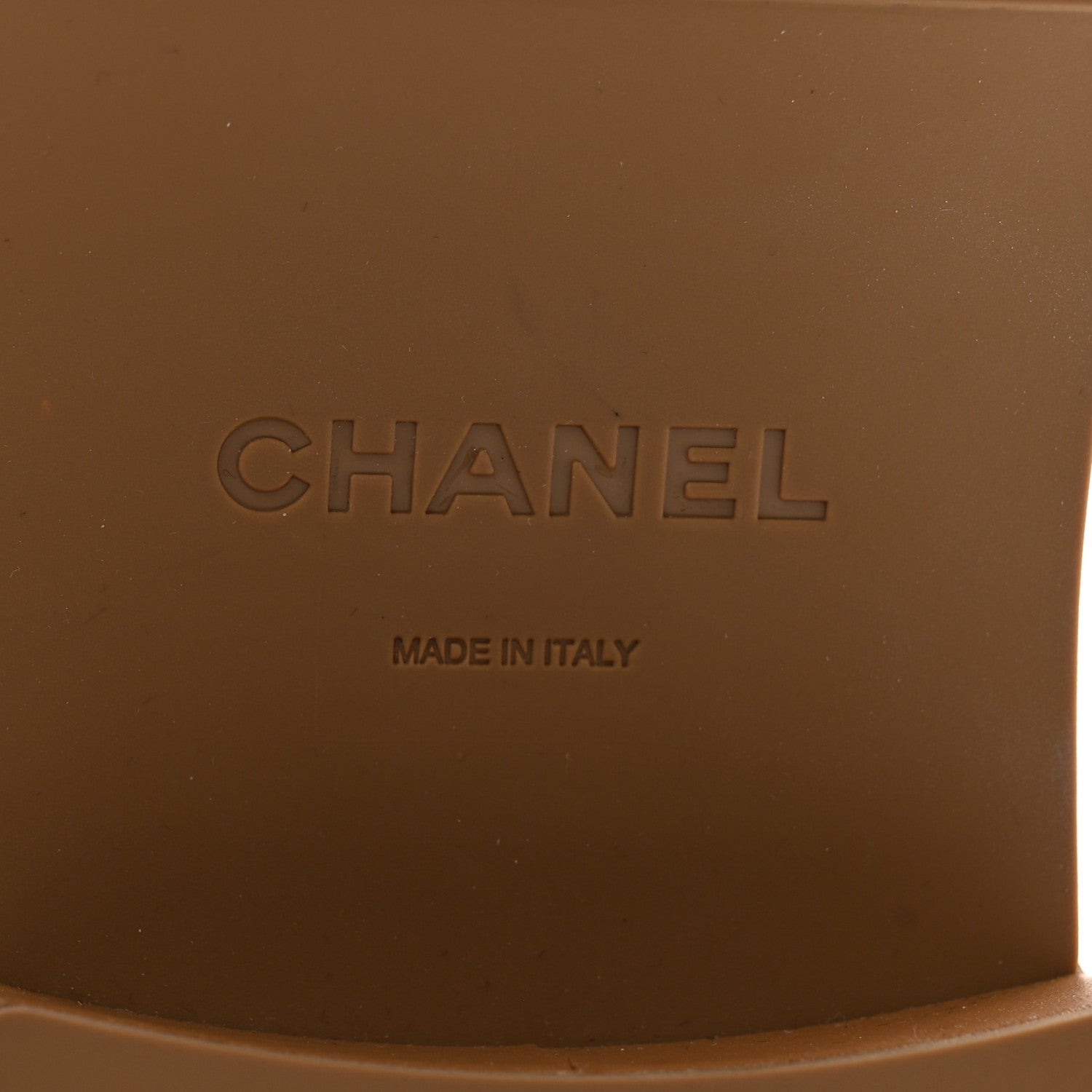 Chanel Calfskin CC Platform Loafers 39.5 Beige 6 of 11
