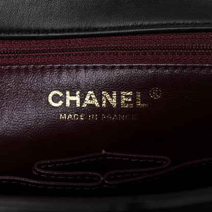 Chanel Lambskin Scallop Quilted Small Pagoda Flap Black 7 of 11